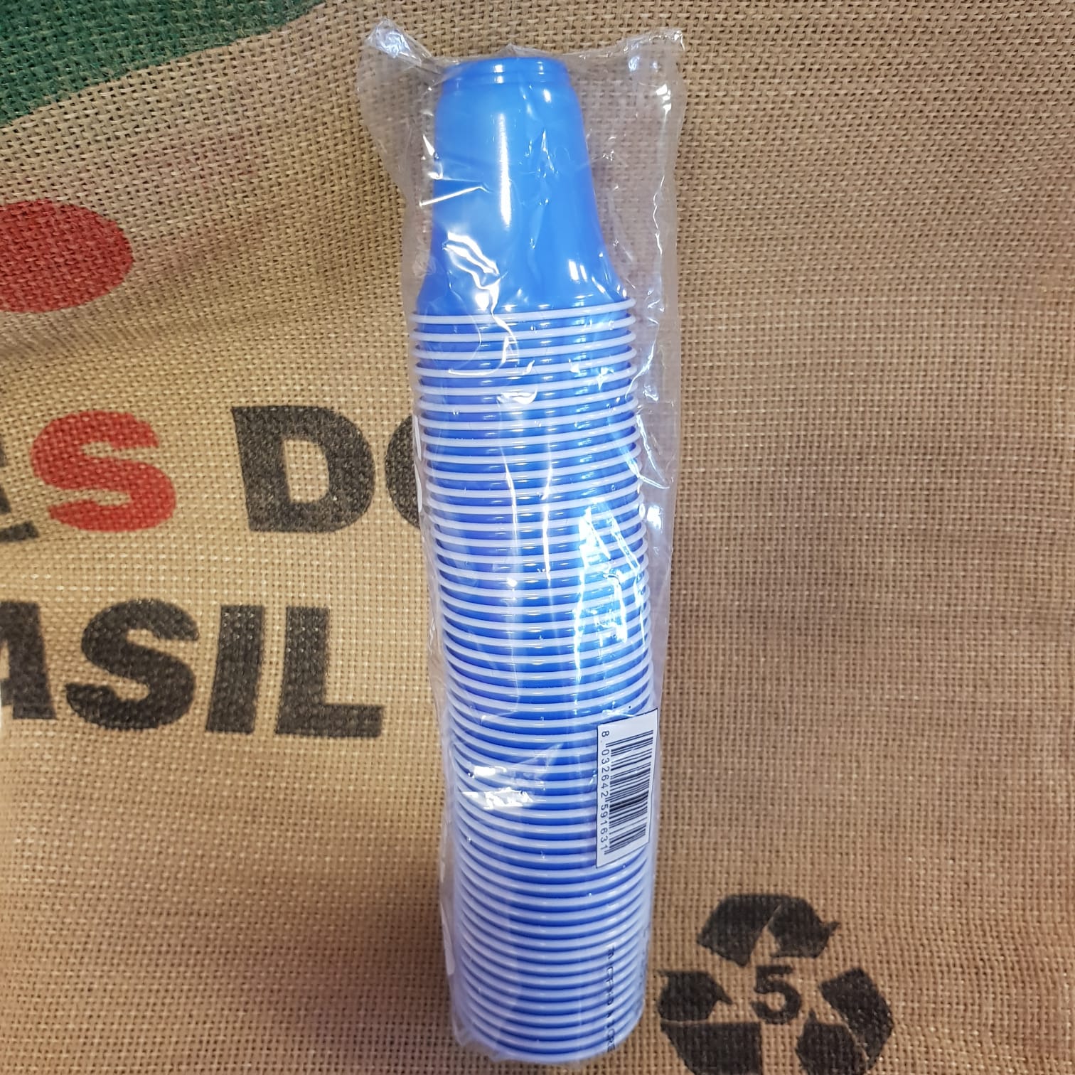 Bicchieri Plastica Blu 50 Pz