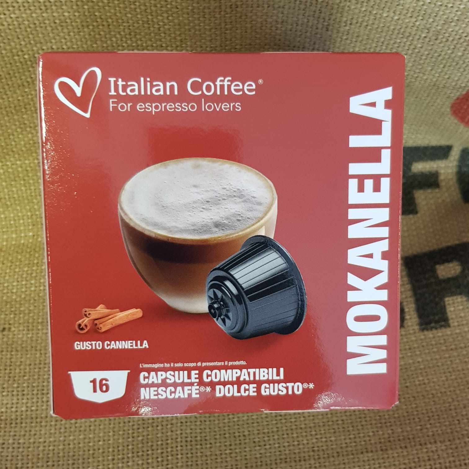 Capsula Dolce Gusto Italian Coffee Mokanella 16 Pz