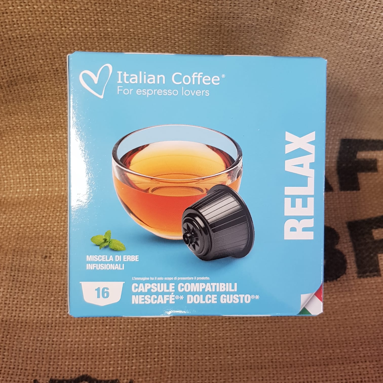Capsula Dolce Gusto Italian Coffee Relax 16 Pz