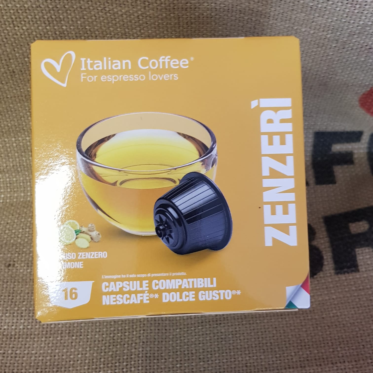 Capsula Dolce Gusto Italian Coffee Zenzerì 16 Pz