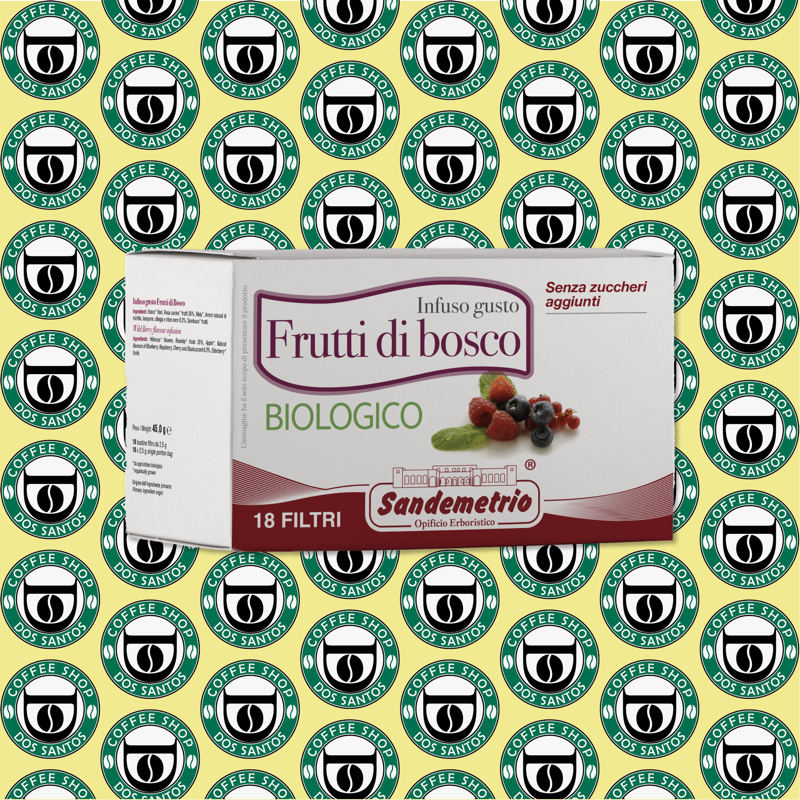 Tè e Tisane San Demetrio Infuso Frutti di Bosco 18 Pz