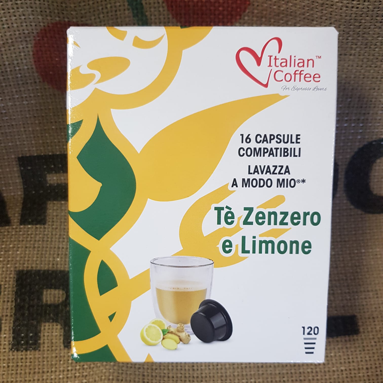 Capsula A Modo Mio Italian Coffee Zenzero e Limone 16 Pz