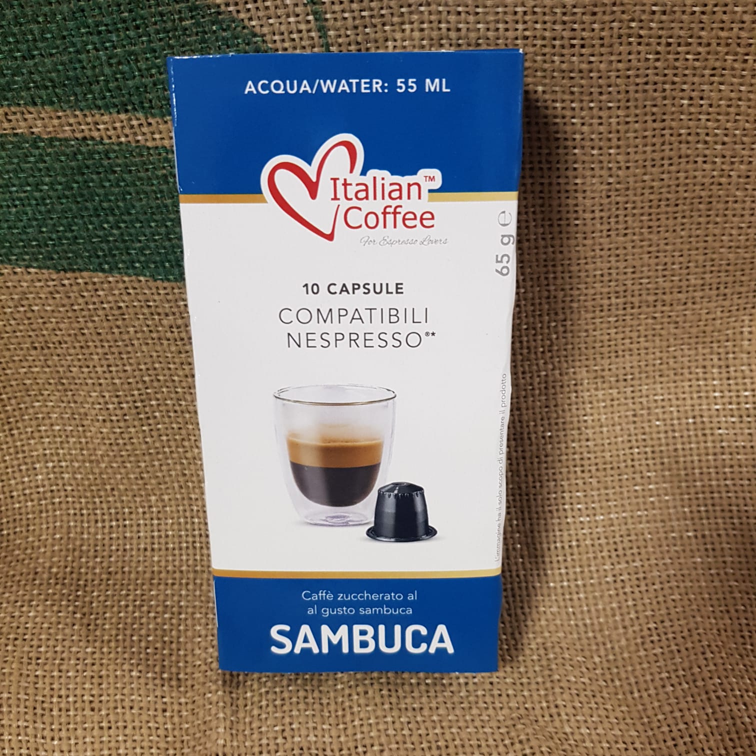 nespresso italian coffee sambuca