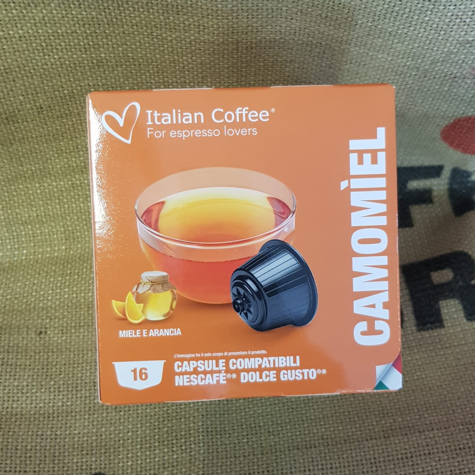 nescafè dolce gusto italian coffee camomiel