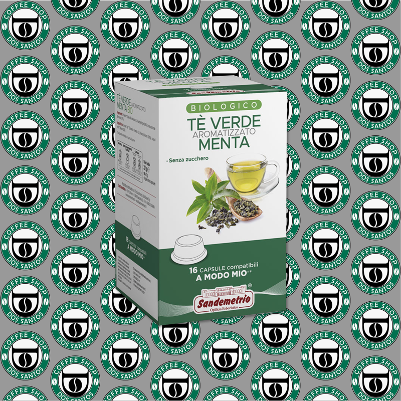Capsula A Modo Mio San Demetrio Tè Verde alla Menta 16 Pz