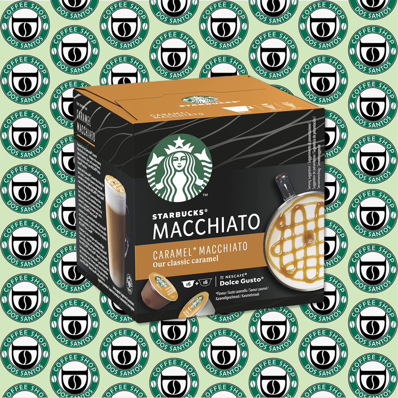 Capsula Dolce Gusto Starbucks Latte Macchiato al Caramello 12 Pz