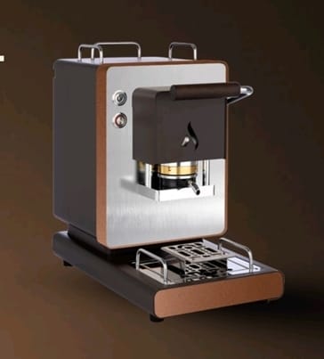 Macchina da Caffè a Cialde Cremosa Toraldo Iconica Marrone