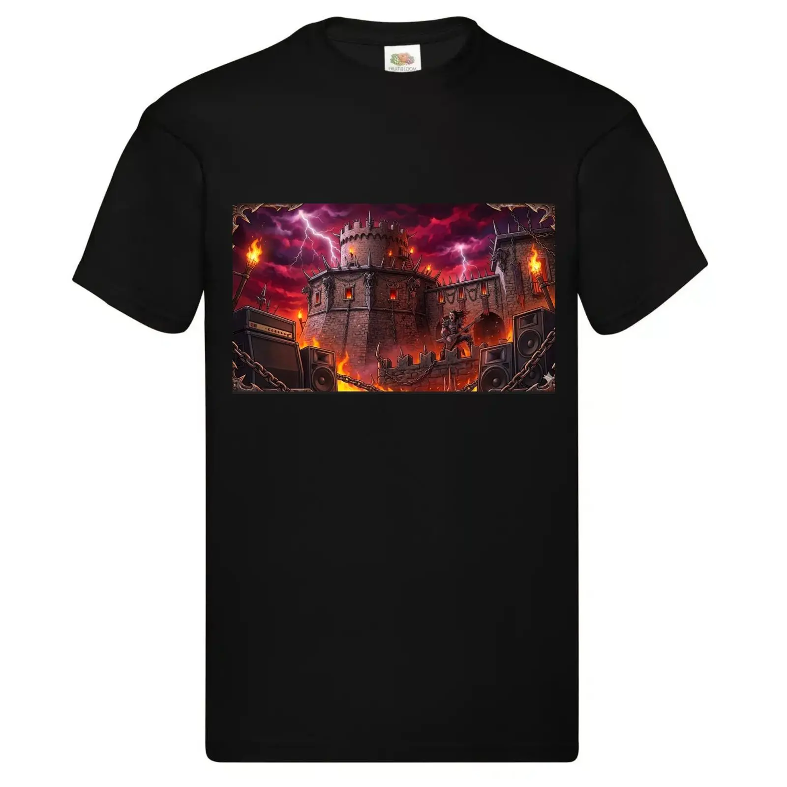 T-Shirt Castello Incendiato